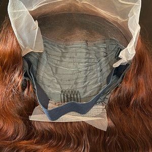 Swiss Lace Front Auburn Wig